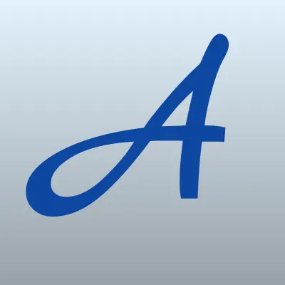 Альфа, продовольственный магазин, лого-визитка